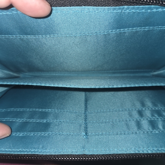 EUC Vera Bradley Splash Floral Triple Zip Hipster Bag And Matching Wallet - Picture 13 of 14